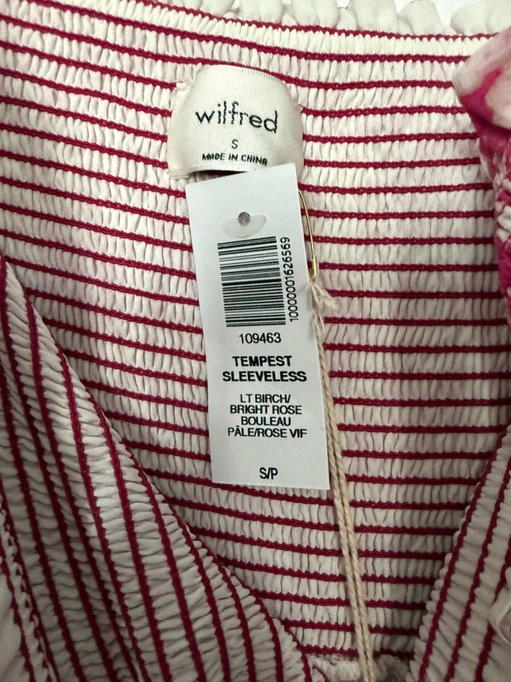 Wilfred Tempest sleeveless mini dress - NWT hard to find Small - Picture 5 of 5
